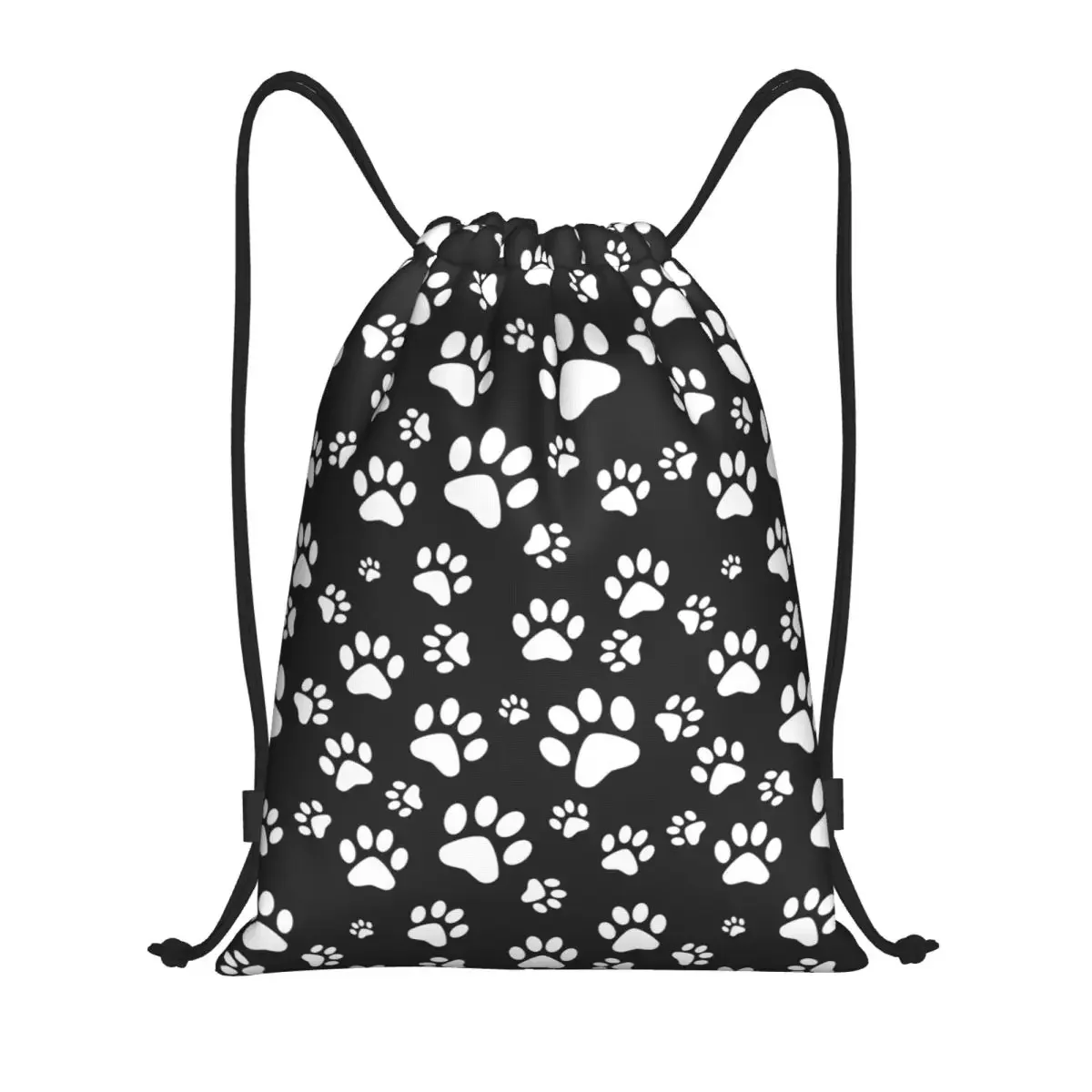 Custom White Puppy Dog Paw Drawstring Bag Women Men Portable Gym Sports Sackpack Shopping Backpacks
Custom White Puppy Dog Paw Drawstring Bag Women Men Portable Gym Sports Sackpack Shopping Backpacks