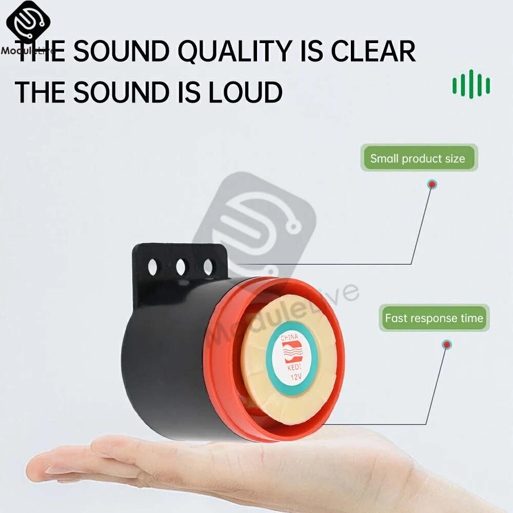 SFB-55 Wired Mini Sound Alarm Siren Horn Car Warning Siren Sound Signal Backup Alarms LED Beep Reverse Air Horn DC12V-24V AC220V
SFB-55 Wired Mini Sound Alarm Siren Horn Car Warning Siren Sound Signal Backup Alarms LED Beep Reverse Air Horn DC12V-24V AC220V