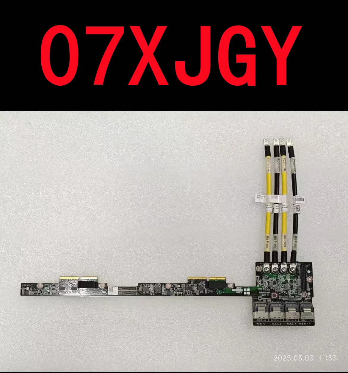 Original 7XJGY 07XJGY For DELL C6000 C6220 C6300 C6320 Flat Panel Controller PDU Interface Module Small Board 100% Test OK
Original 7XJGY 07XJGY For DELL C6000 C6220 C6300 C6320 Flat Panel Controller PDU Interface Module Small Board 100% Test OK