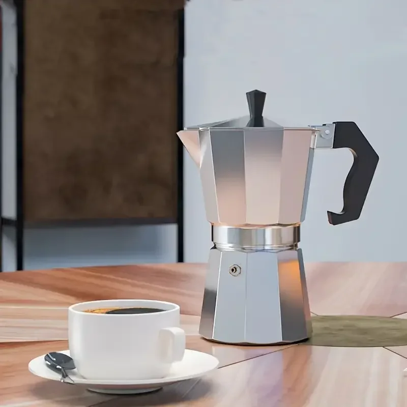 Classic Italian Espresso Maker for Home Mocha & Tea Brewing, Elegant Design for Coffee Enthusiasts, Manual Espresso Maker
Classic Italian Espresso Maker for Home Mocha & Tea Brewing, Elegant Design for Coffee Enthusiasts, Manual Espresso Maker