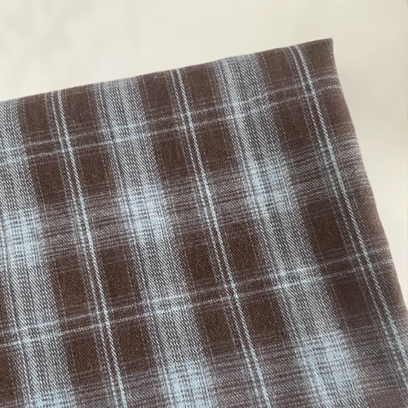 Fabric Polyester-Cotton Blue Coffee Colored Brushed Plaid Dress Shirt Pillow DIY Handmade Fabric
Fabric Polyester-Cotton Blue Coffee Colored Brushed Plaid Dress Shirt Pillow DIY Handmade Fabric