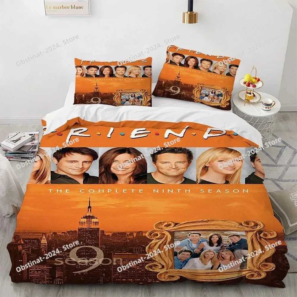3D Friends TV Show Bedding Set Printed single Comforter Quilt Bed Cover Duvet Cover Pillow Case 3 Pieces Set For Kids Adult Size
3D Friends TV Show Bedding Set Printed single Comforter Quilt Bed Cover Duvet Cover Pillow Case 3 Pieces Set For Kids Adult Size