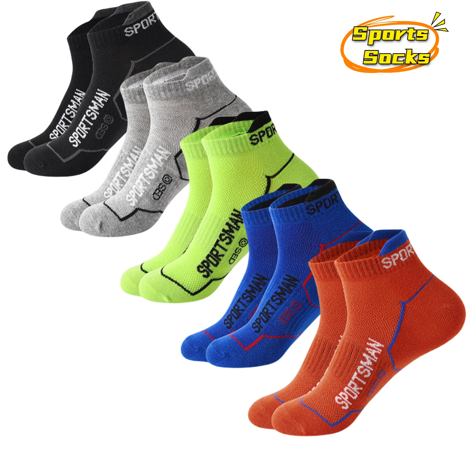 5 Pair Spring New High Quality Pure Cotton Men's Socks Mesh Breathable Ankle Sports Socks Outdoor Leisure Cycling Socks for Men
5 Pair Spring New High Quality Pure Cotton Men's Socks Mesh Breathable Ankle Sports Socks Outdoor Leisure Cycling Socks for Men
