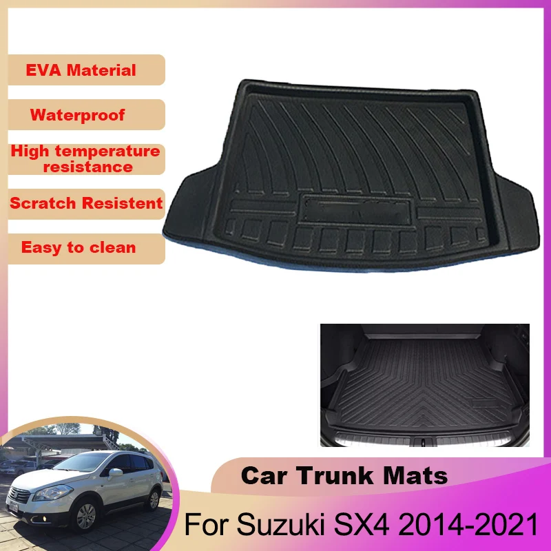 Car Rear Trunk Mat For Suzuki SX4 S Cross 2014-2021 2020 2018 2016 2015 Waterproof Protective Anti-Slip Storage Pads Accessories
Car Rear Trunk Mat For Suzuki SX4 S Cross 2014-2021 2020 2018 2016 2015 Waterproof Protective Anti-Slip Storage Pads Accessories