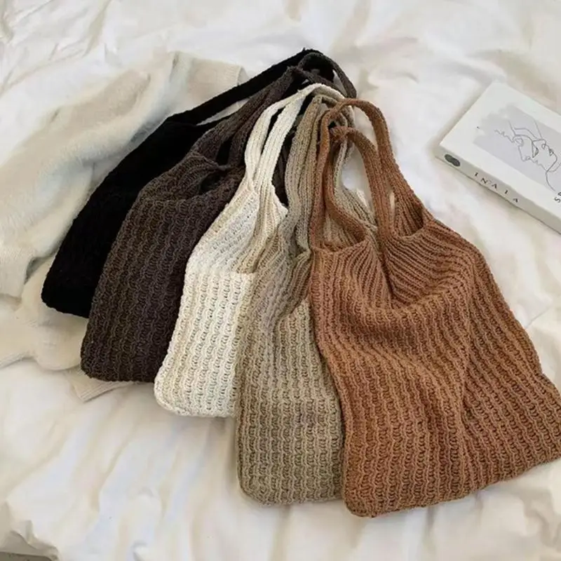 X90D Retro Large Capacity Knitted Bag Stray Bag Tote Bag Color Handbag Shoulder Bag for Going Out Vacation
X90D Retro Large Capacity Knitted Bag Stray Bag Tote Bag Color Handbag Shoulder Bag for Going Out Vacation
