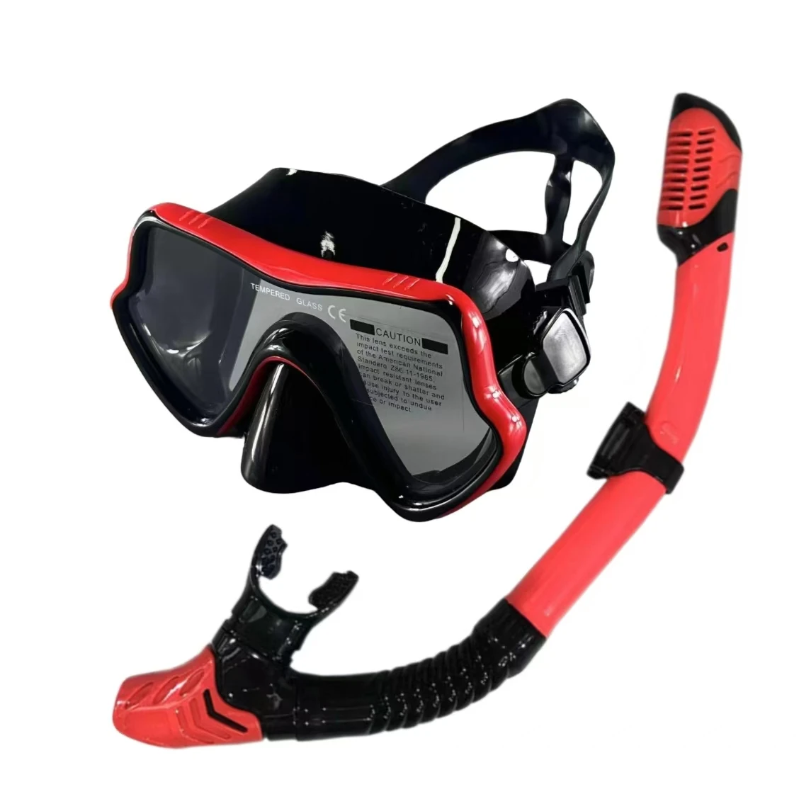 Adult snorkeling equipment set, tempered glass diving goggles, silicone snorkeling tube set
Adult snorkeling equipment set, tempered glass diving goggles, silicone snorkeling tube set