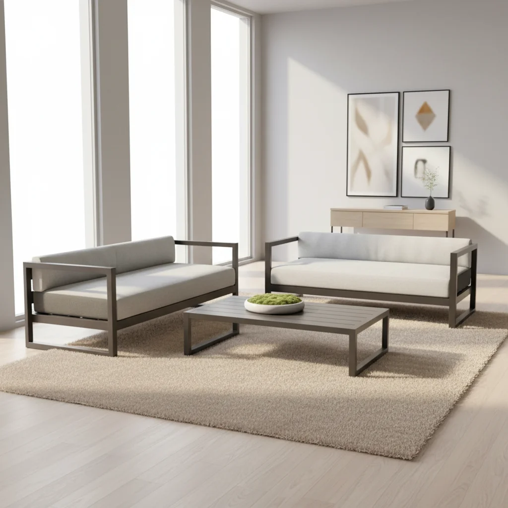 Outdoor Sofa Leisure Chair Modern Aluminum Indoor and Outdoor Sofa Garden Sofa
Outdoor Sofa Leisure Chair Modern Aluminum Indoor and Outdoor Sofa Garden Sofa