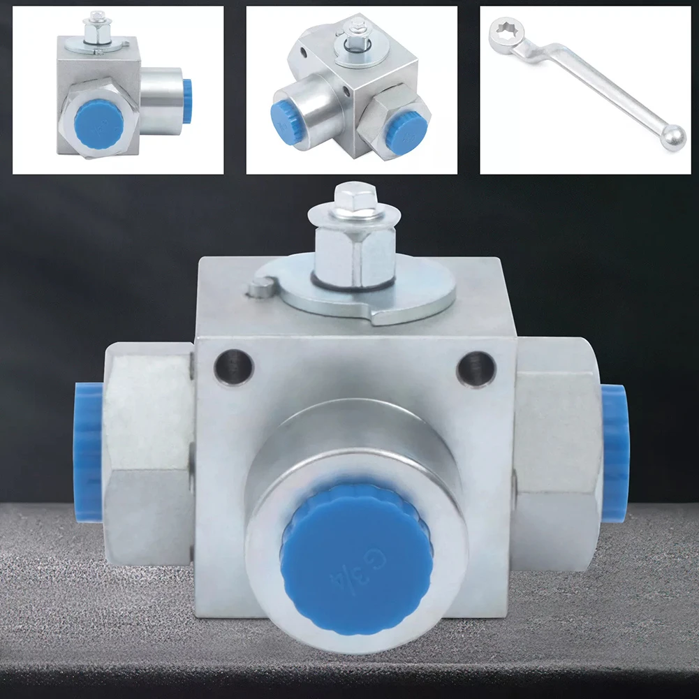 Hydraulic High Pressure Ball Valve G1/4'' G3/8'' G1/2'' G3/4'' 7250PSI Hydraulic Valve Shut-Off Ball Valve 3 Way
Hydraulic High Pressure Ball Valve G1/4'' G3/8'' G1/2'' G3/4'' 7250PSI Hydraulic Valve Shut-Off Ball Valve 3 Way