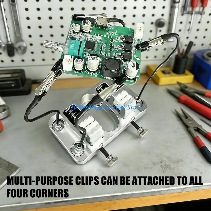 Y5GD Heavy Duty Aluminum Welding Clamp With Jaw For Circuit Board Mounting Soldering Station Table Wire Welding Fixture Stand
Y5GD Heavy Duty Aluminum Welding Clamp With Jaw For Circuit Board Mounting Soldering Station Table Wire Welding Fixture Stand