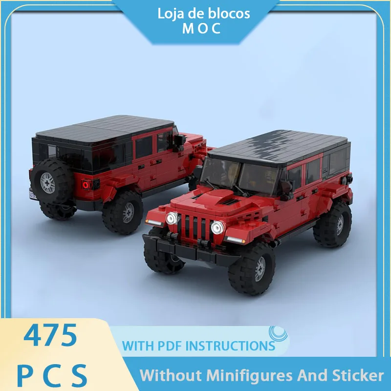 Exquisite new product MOC building block speed car model Wrangler off-road vehicle technology modular holiday toy DIY assembly
Exquisite new product MOC building block speed car model Wrangler off-road vehicle technology modular holiday toy DIY assembly