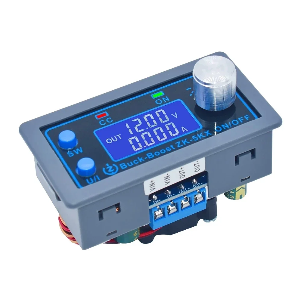 Adjustable Power Module ZK-5KX DC DC Buck Boost Converter CC CV 0.6-36V 5A 5V 6V 12V 24V 80W Regulated Laboratory Power Supply
Adjustable Power Module ZK-5KX DC DC Buck Boost Converter CC CV 0.6-36V 5A 5V 6V 12V 24V 80W Regulated Laboratory Power Supply