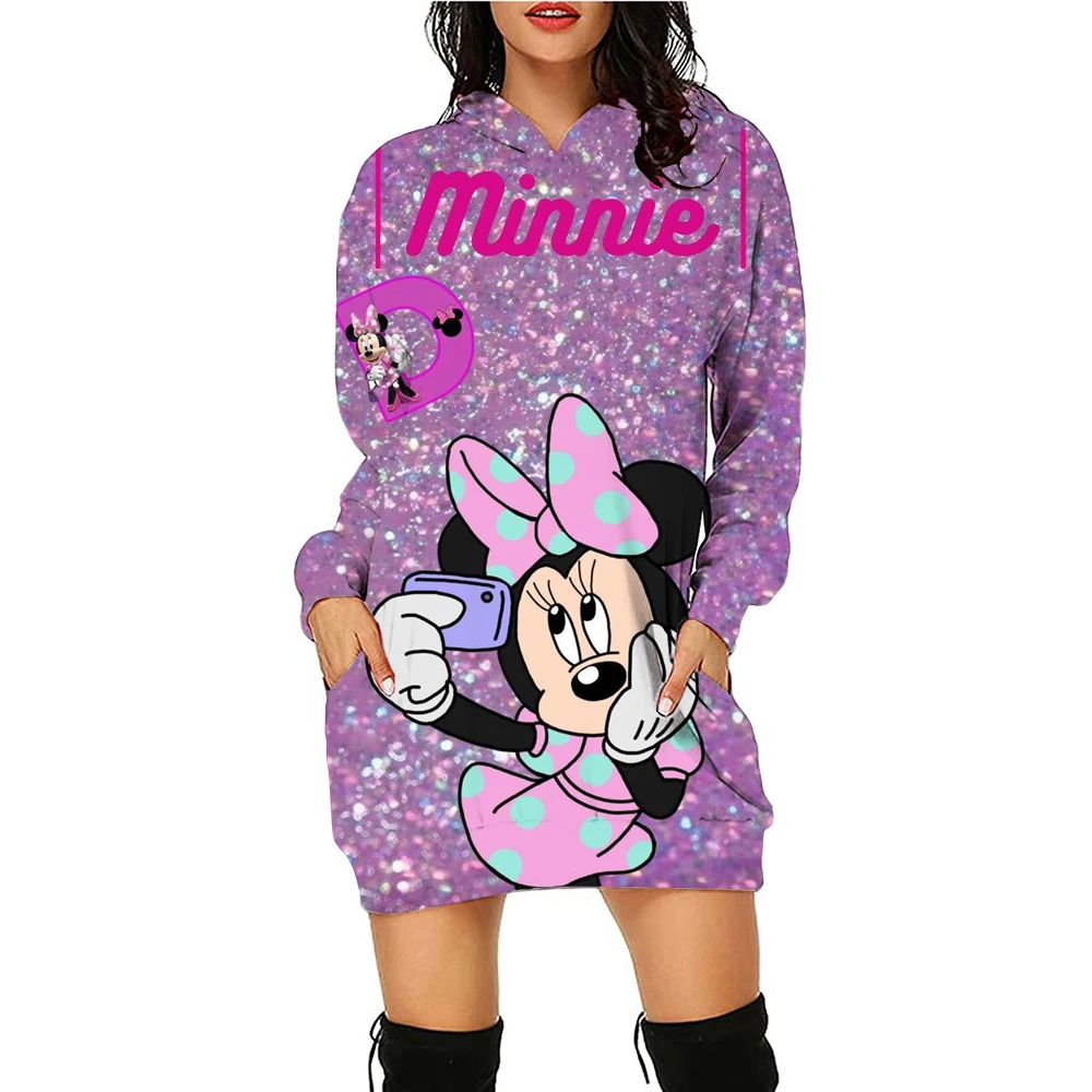 Autumn Winter Disney Mickey Mouse Mickey Print Hoodie Sweater Dress Casual Street Style Fashion Simple Ladies Sweater Dress
Autumn Winter Disney Mickey Mouse Mickey Print Hoodie Sweater Dress Casual Street Style Fashion Simple Ladies Sweater Dress