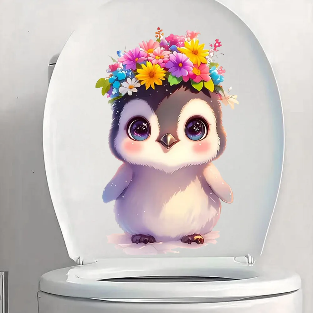 Floral Penguin Toilet Stickers, Bright Wall for Home, Cabinet, Door,Refrigerator Decoration, Vinyl Car Decals, Art Wallpaper
Floral Penguin Toilet Stickers, Bright Wall for Home, Cabinet, Door,Refrigerator Decoration, Vinyl Car Decals, Art Wallpaper