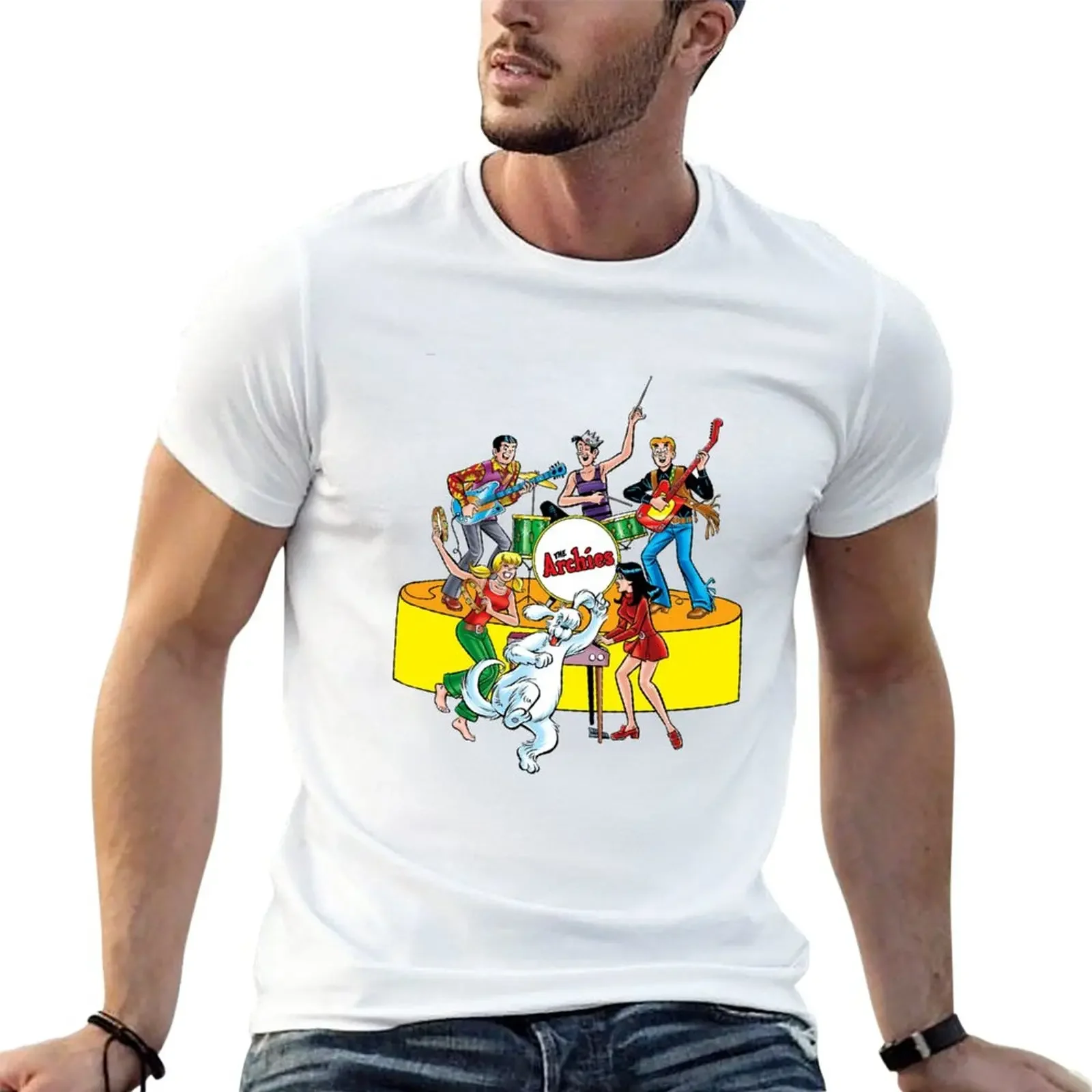 New The Archies Rock Stars T-Shirt oversized t shirts Short sleeve cute tops boys animal print shirt mens t shirt graphic 
New The Archies Rock Stars T-Shirt oversized t shirts Short sleeve cute tops boys animal print shirt mens t shirt graphic