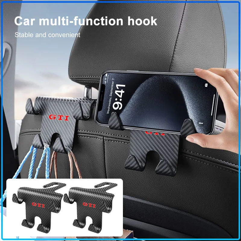 1/2PCS Multi-Purpose Car Seat Headrest Hook Mobile Phone Holder Emblem For VW GTI Golf 6 7 GTI Tiguan Passat B5 B6 B7 Jetta MK5
1/2PCS Multi-Purpose Car Seat Headrest Hook Mobile Phone Holder Emblem For VW GTI Golf 6 7 GTI Tiguan Passat B5 B6 B7 Jetta MK5