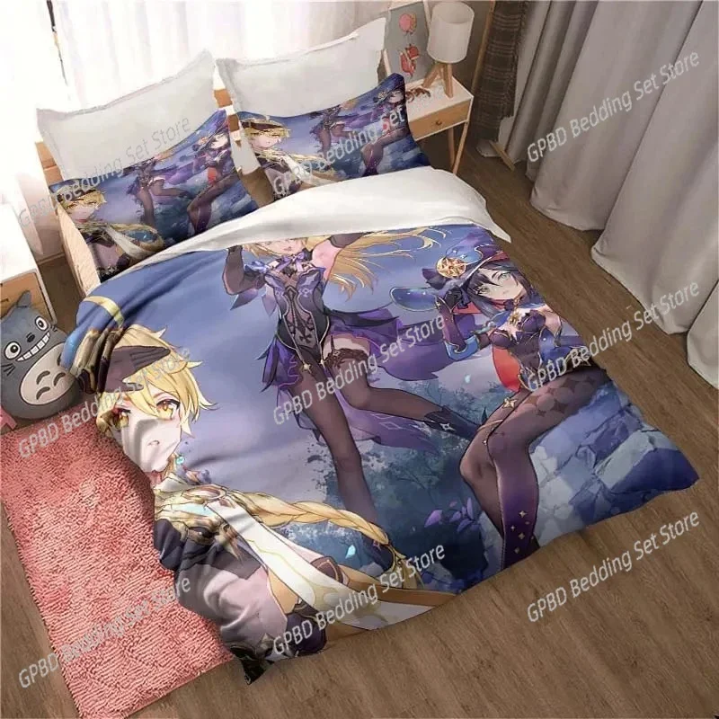 Genshin Impact Game Anime 3D NEW Duvet Cover Pillowcase Bedding Set Adult Girl Bedroom Decoration Children Single Double Large
Genshin Impact Game Anime 3D NEW Duvet Cover Pillowcase Bedding Set Adult Girl Bedroom Decoration Children Single Double Large