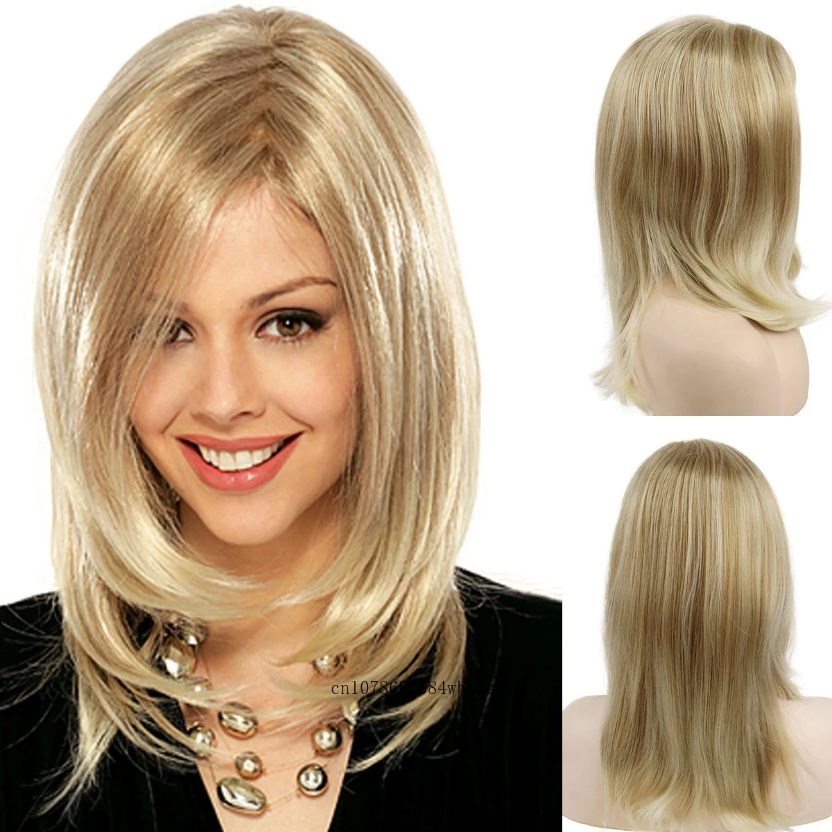 Blonde Synthetic Hair Medium Length Straight Wigs Classic Gold Wig for Women Heat Resistant Fiber Daily Party Cosplay Costume
Blonde Synthetic Hair Medium Length Straight Wigs Classic Gold Wig for Women Heat Resistant Fiber Daily Party Cosplay Costume