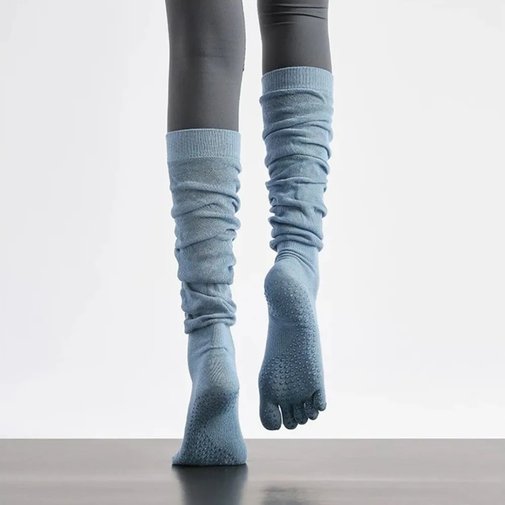 Comfortable Cotton Five Finger Yoga Socks Split Toe Breathable Over Knee Socks Non-Slip Loose Socks Fitness
Comfortable Cotton Five Finger Yoga Socks Split Toe Breathable Over Knee Socks Non-Slip Loose Socks Fitness