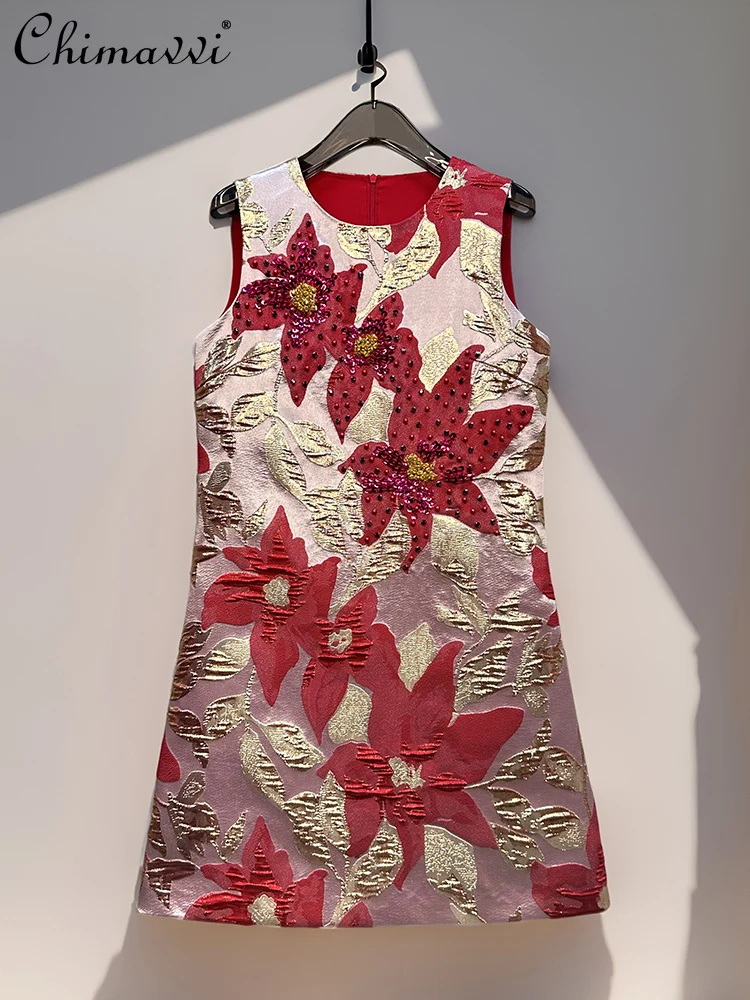 High-end Luxury Temperament Socialite Party Dresses Heavy Industry Diamond Beaded Sequins Embroidery Short Evening Dress Women
High-end Luxury Temperament Socialite Party Dresses Heavy Industry Diamond Beaded Sequins Embroidery Short Evening Dress Women