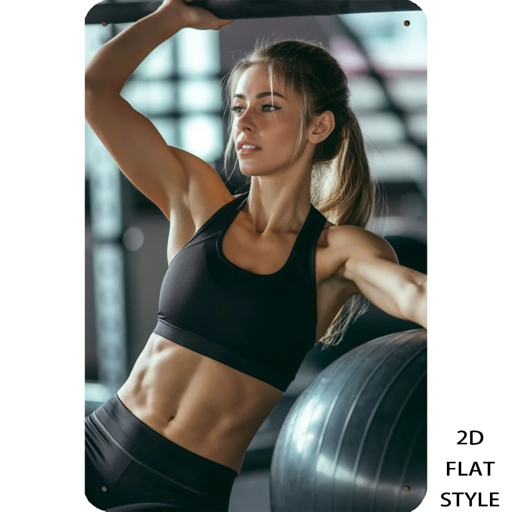 JIT 2D Fitness Woman Metal Wall Art, 8x12in Retro Sign for Home Office Decor
JIT 2D Fitness Woman Metal Wall Art, 8x12in Retro Sign for Home Office Decor