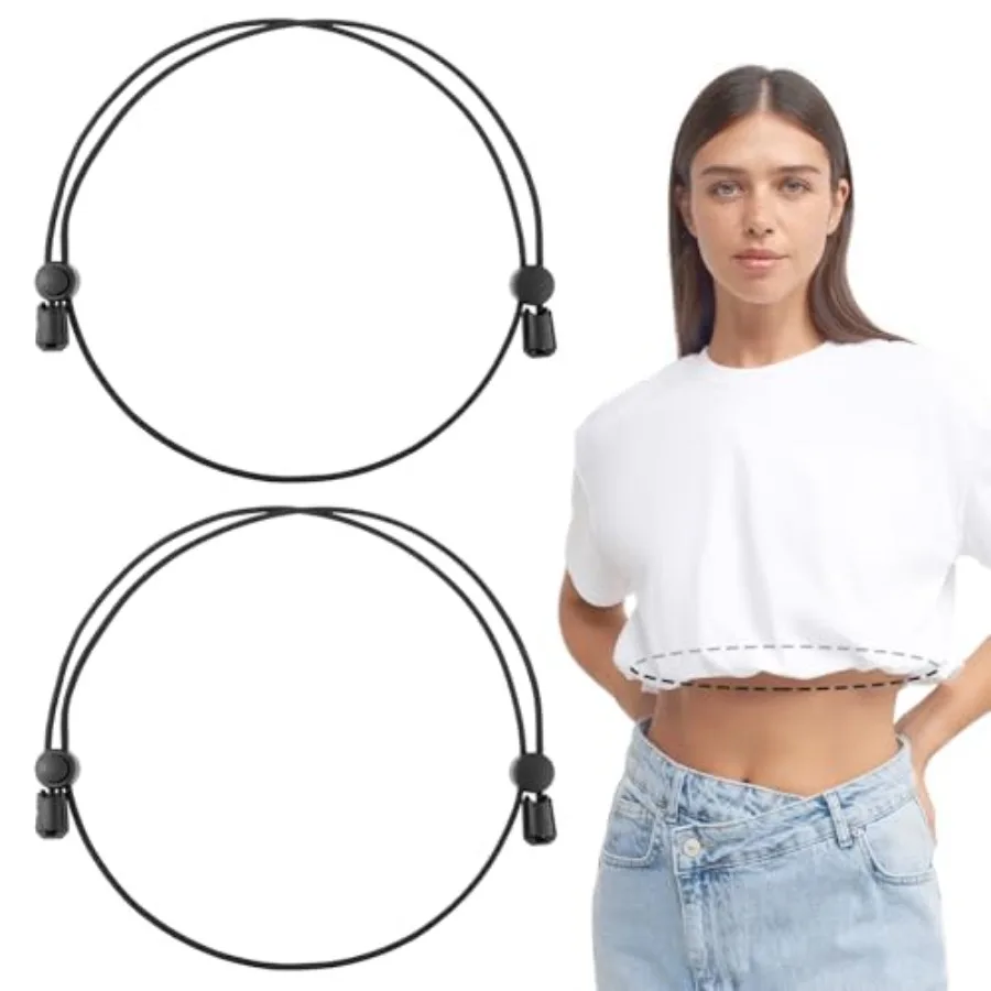 Mabor 2Pcs Shirt Tuck Band Women, Adjustable Tool for Sweater and Shirts Belly Leaking Elastic Crop Bands to Change The Style o
Mabor 2Pcs Shirt Tuck Band Women, Adjustable Tool for Sweater and Shirts Belly Leaking Elastic Crop Bands to Change The Style o