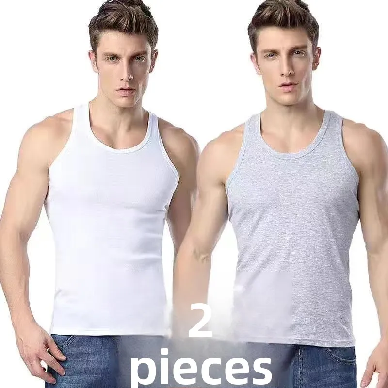 Pure Cotton Men's Tank Top Summer Sports Inner Wear Spring Autumn Sleeveless White Full Cotton Elderly Sweat Shirt
Pure Cotton Men's Tank Top Summer Sports Inner Wear Spring Autumn Sleeveless White Full Cotton Elderly Sweat Shirt