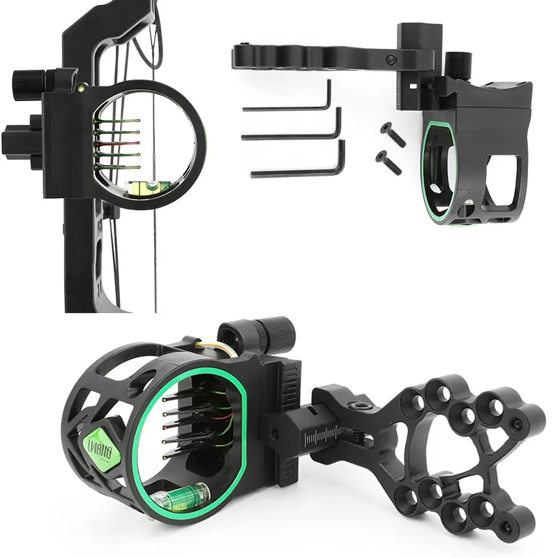 Archery Compound Bow Sight 5 Pin 0.019" Optical Fiber Micro Adjustable Aluminum Alloy Aiming Light Left/Right Hand LED Sight
Archery Compound Bow Sight 5 Pin 0.019" Optical Fiber Micro Adjustable Aluminum Alloy Aiming Light Left/Right Hand LED Sight