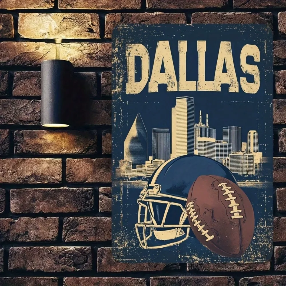 Vintage Dallas Cowboys Football Metal Sign Aluminum Wall Art Garage Bar Decor Retro Gift
Vintage Dallas Cowboys Football Metal Sign Aluminum Wall Art Garage Bar Decor Retro Gift