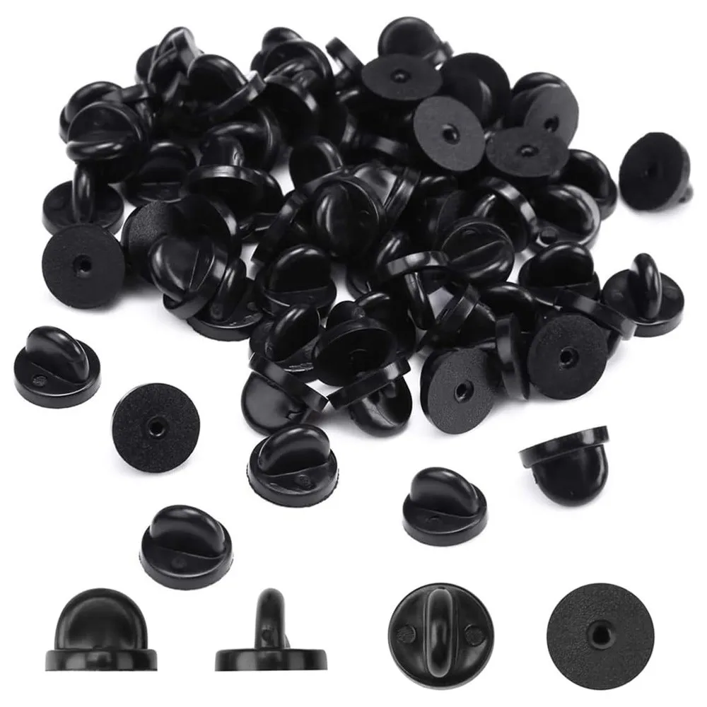 400Pcs/Lot 10x8mm Black Rubber Brooch Pin Back Squeeze Badge Holder Butterfly Clasp Clutch For DIY Jewelry Accessories Badges
400Pcs/Lot 10x8mm Black Rubber Brooch Pin Back Squeeze Badge Holder Butterfly Clasp Clutch For DIY Jewelry Accessories Badges