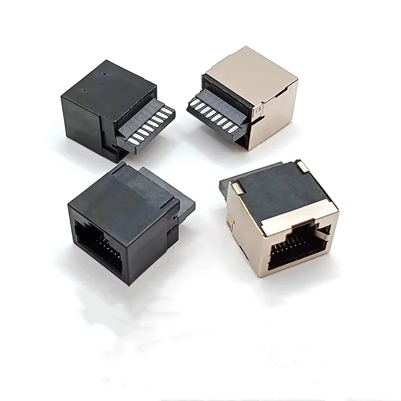 10PCS RJ45 female seat 8P8C welding wire all-inclusive with shielded square female head Crystal head interface
10PCS RJ45 female seat 8P8C welding wire all-inclusive with shielded square female head Crystal head interface