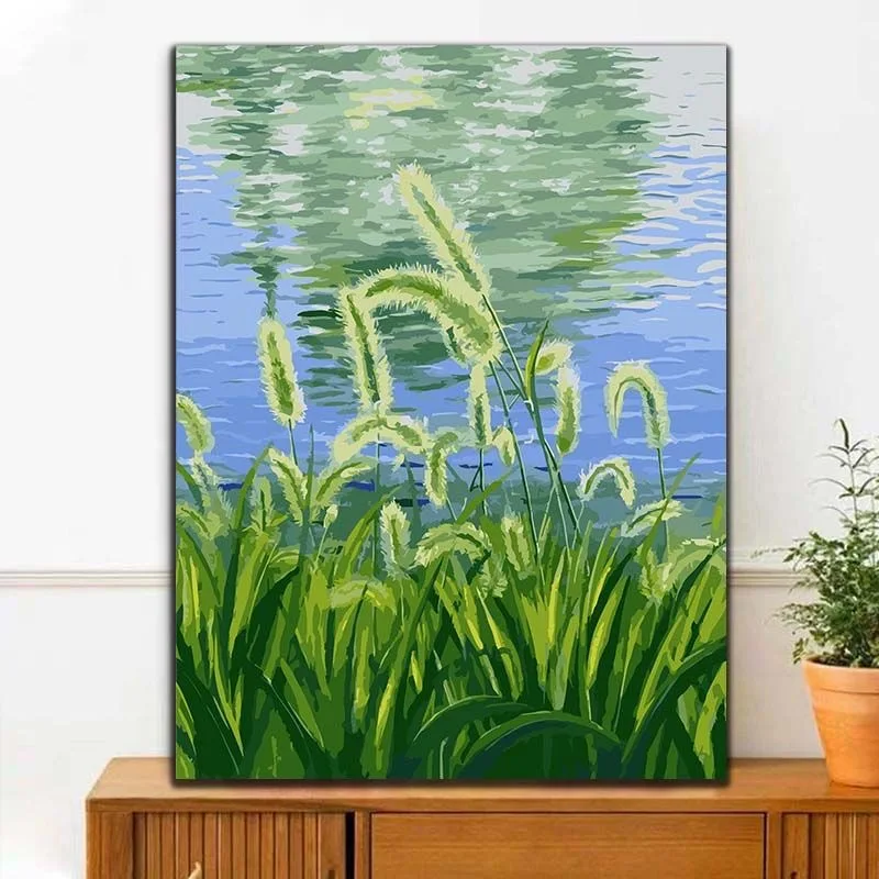 A-0111 Dandelion Field Oil Painting - Whimsical Floral Landscape - Unique Wall Art
A-0111 Dandelion Field Oil Painting - Whimsical Floral Landscape - Unique Wall Art