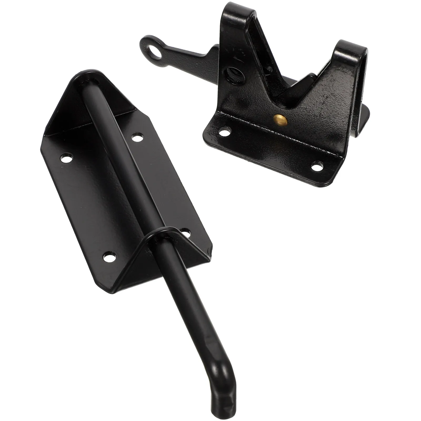 Комплект усиленных стальных замков для ворот: автоматический гравитационный замок для деревянных и металлических ворот, для наружного применения, с функцией автоматического закрывания
Комплект усиленных стальных замков для ворот: автоматический гравитационный замок для деревянных и металлических ворот, для наружного применения, с функцией автоматического закрывания