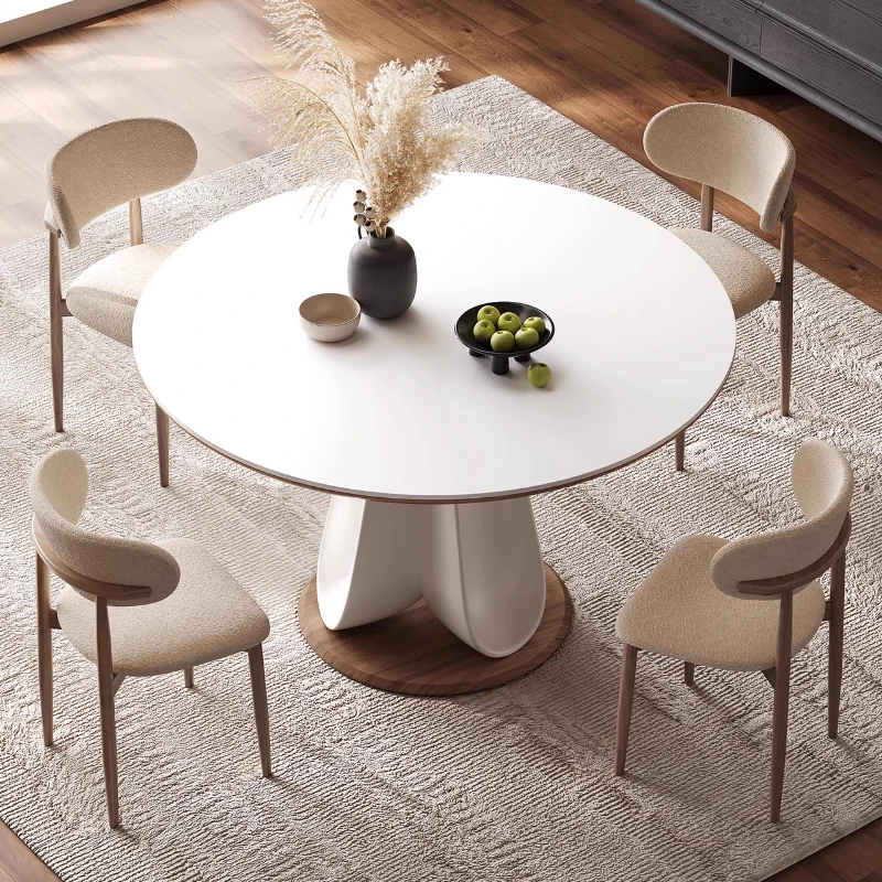 Modern luxury rock slab round dining tables light Rock slab Dining table pliante desk Home Furniture With turntable Kitchen
Modern luxury rock slab round dining tables light Rock slab Dining table pliante desk Home Furniture With turntable Kitchen