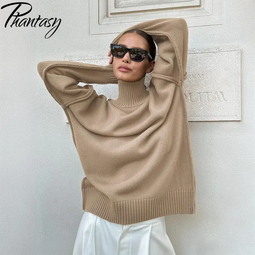 Phantasy New Knitted Turtleneck Alpaca Solid Sweater Loose Casual Pullovers Female Warm Fashion Sweater Vintage Clothing 2025
Phantasy New Knitted Turtleneck Alpaca Solid Sweater Loose Casual Pullovers Female Warm Fashion Sweater Vintage Clothing 2025