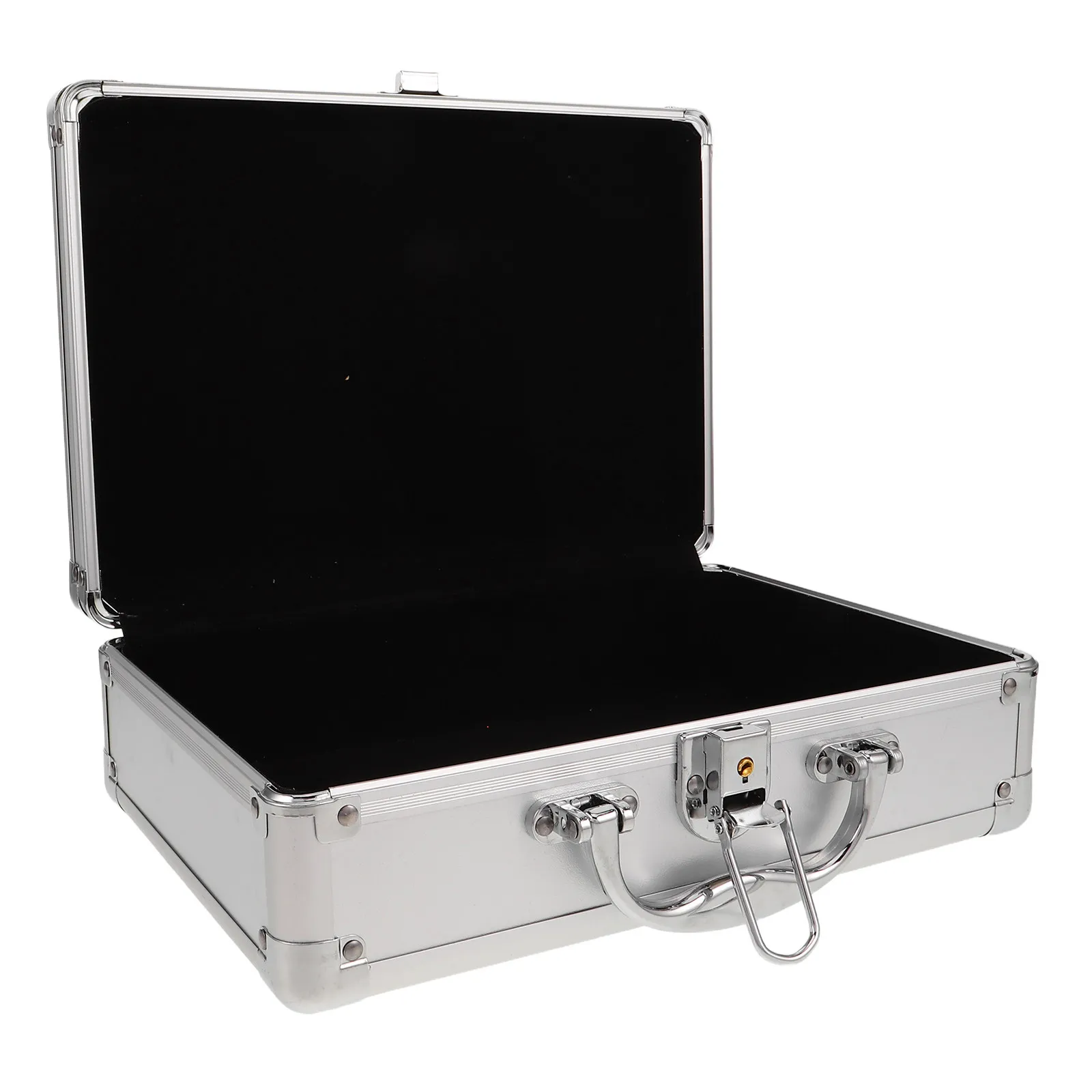 Aluminum Alloy Storage Box Lockable Portable Hard Shell Case for Tools Documents Microphones Cameras Equipment Multifunctional
Aluminum Alloy Storage Box Lockable Portable Hard Shell Case for Tools Documents Microphones Cameras Equipment Multifunctional