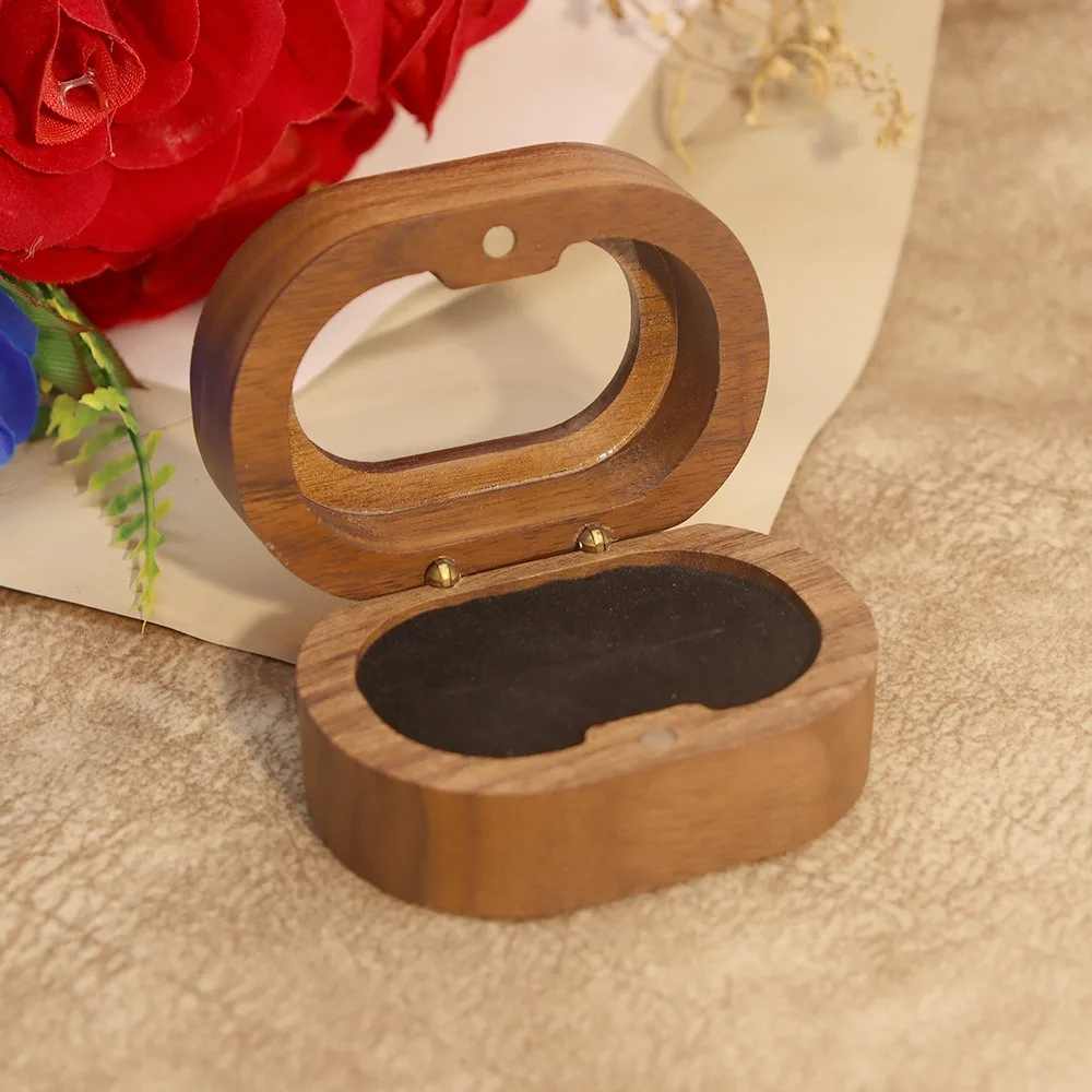 Retro Wooden Finger Ring Box Engagement Ring Mini Wedding Ring Case Luxury Dustproof Couple Rings Holder Couple
Retro Wooden Finger Ring Box Engagement Ring Mini Wedding Ring Case Luxury Dustproof Couple Rings Holder Couple