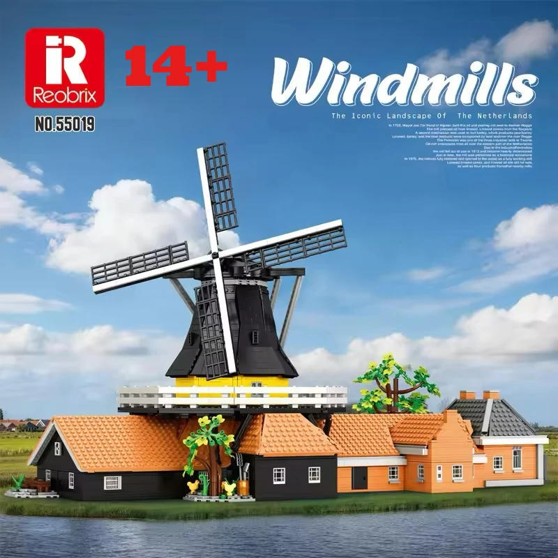 2026 MOC 55019 Idea Dutch Windmills House Building Blocks Architecture DIY Model Bricks Idea Toy for Adults Children Gifts
2026 MOC 55019 Idea Dutch Windmills House Building Blocks Architecture DIY Model Bricks Idea Toy for Adults Children Gifts
