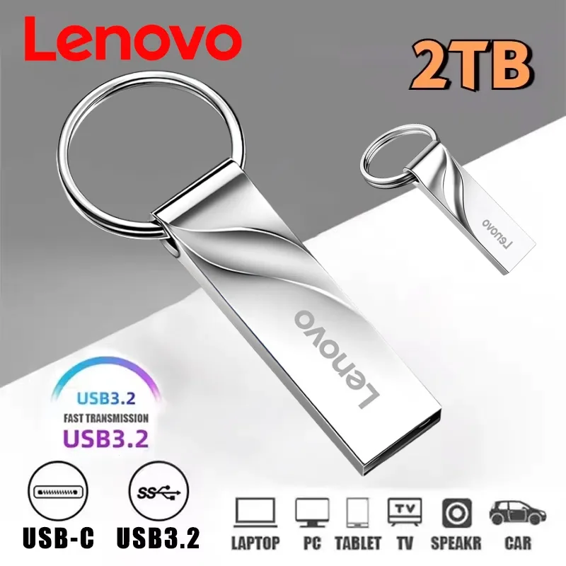 Lenovo 2TB Original USB 3.0 Pen Drive USB Memory Stick 1TB Metal High Speed Type C Pendrive USB Flash Drives 512GB For Notebook
Lenovo 2TB Original USB 3.0 Pen Drive USB Memory Stick 1TB Metal High Speed Type C Pendrive USB Flash Drives 512GB For Notebook