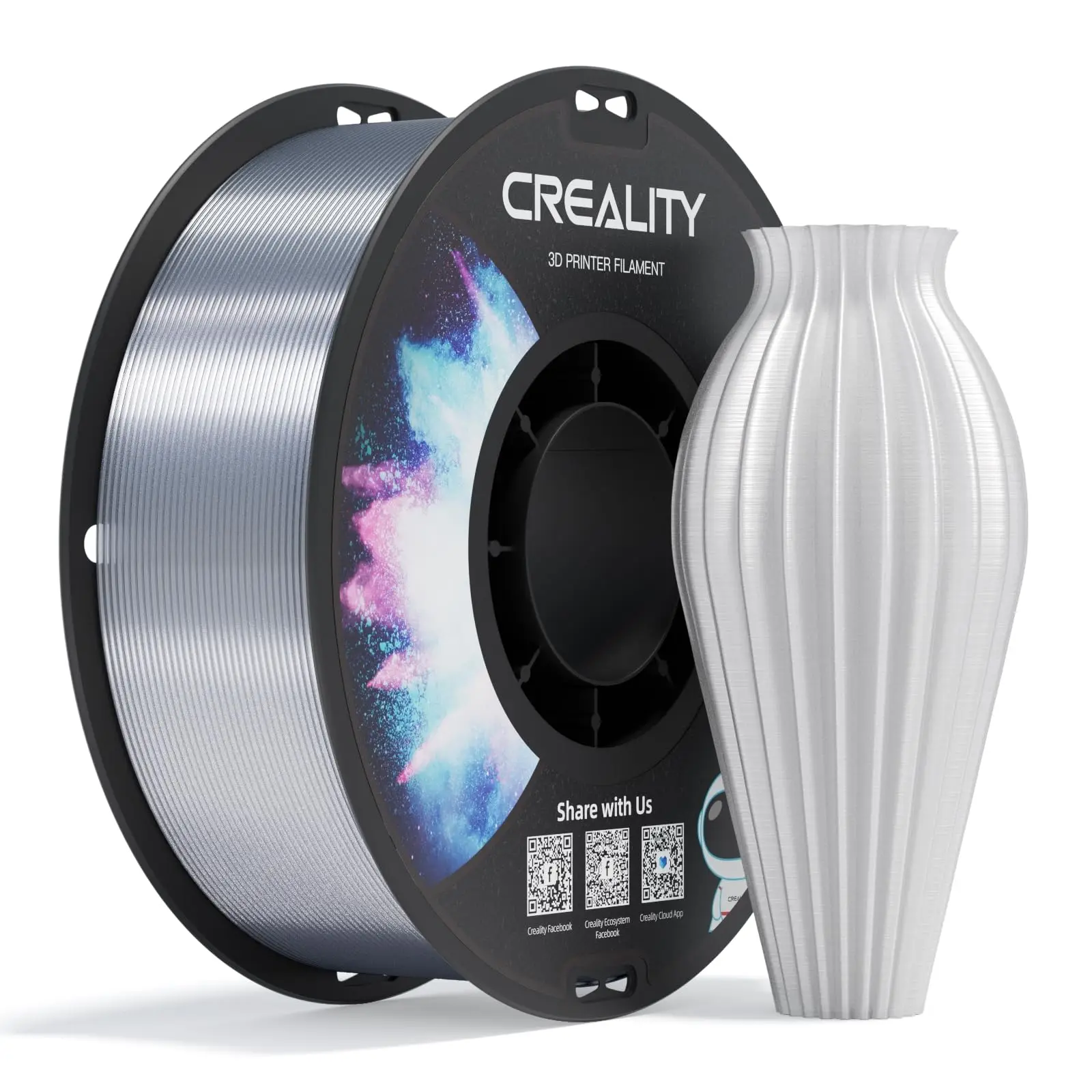 Creality PETG/PLA/ABS filament For 3D Printer filament 1kg 1 rolls 1KG 1.75MM color Plastic Tangle-Free black white grey red
Creality PETG/PLA/ABS filament For 3D Printer filament 1kg 1 rolls 1KG 1.75MM color Plastic Tangle-Free black white grey red