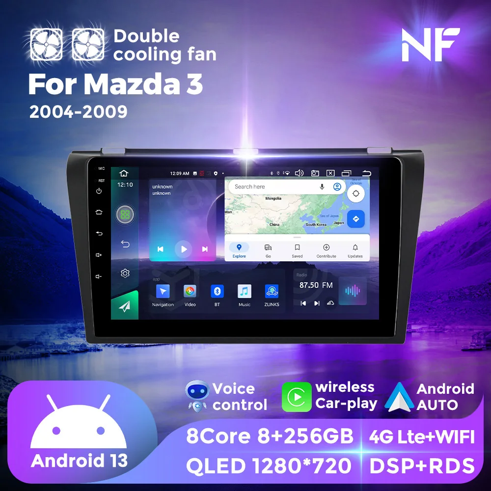 2Din Android 13 Car Radio For Mazda 3 2004-2009 Multimedia Player Stereo Navigation GPS Carplay Android Auto DSP QLED All in on
2Din Android 13 Car Radio For Mazda 3 2004-2009 Multimedia Player Stereo Navigation GPS Carplay Android Auto DSP QLED All in on