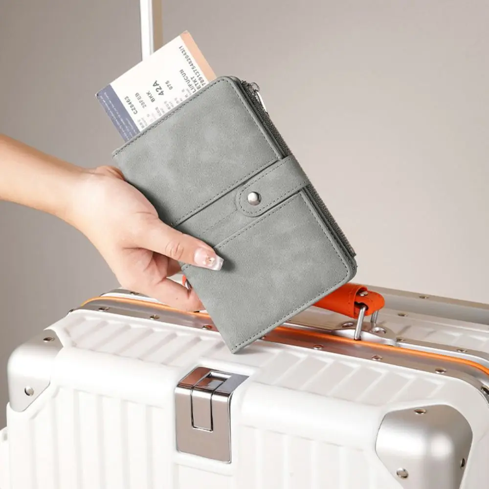 Portable Card Holder PU Passport Bag Purse Ticket Holder Passport Clip Airplane Check-in RFID Anti-theft Storage Card Bag Women
Portable Card Holder PU Passport Bag Purse Ticket Holder Passport Clip Airplane Check-in RFID Anti-theft Storage Card Bag Women