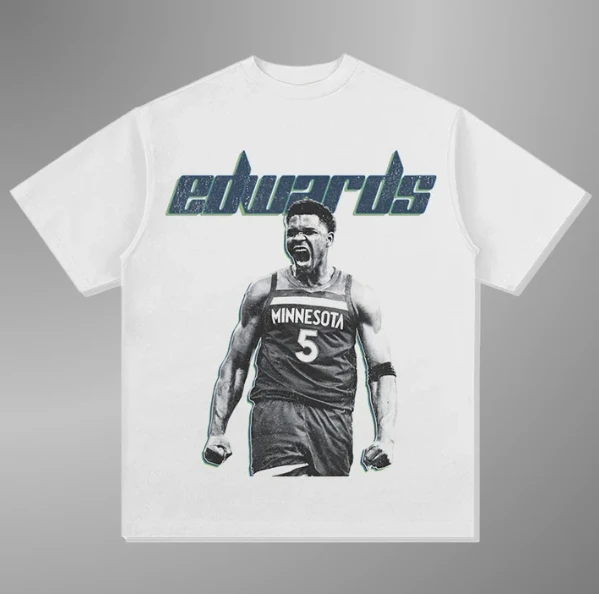 2025 Summer New NBA Anthony Edwards Y2KT-shirt Cotton Printing Large Size Round Neck Short-sleeved Top T-shirt for Men and Women
2025 Summer New NBA Anthony Edwards Y2KT-shirt Cotton Printing Large Size Round Neck Short-sleeved Top T-shirt for Men and Women
