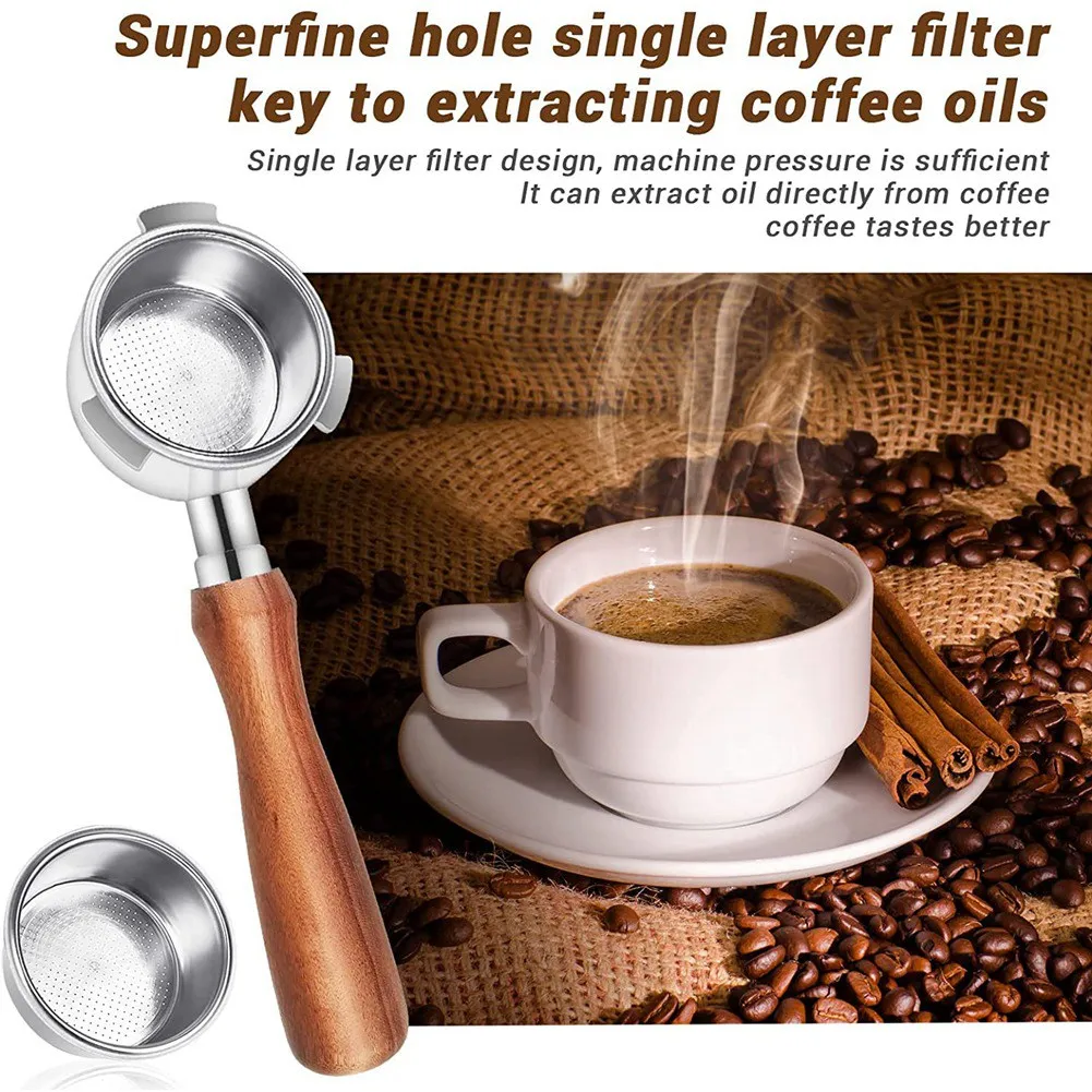 51mm Bottomless Portafilter for DeLonghi Coffee Machines EC680/EC685, with Filter Basket, Coffee Accessories HOT
51mm Bottomless Portafilter for DeLonghi Coffee Machines EC680/EC685, with Filter Basket, Coffee Accessories HOT
