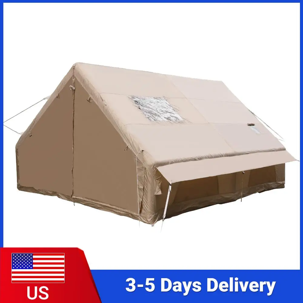 Надувные кемпинговые палатки с сетчатыми окнами и насосом, дышащие, 130 кв. футов, с отверстием для печной трубы, для пикников и путешествий
Надувные кемпинговые палатки с сетчатыми окнами и насосом, дышащие, 130 кв. футов, с отверстием для печной трубы, для пикников и путешествий