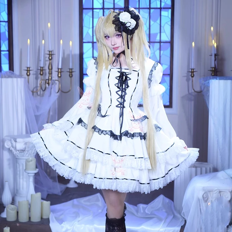 Аниме Shugo Chara Tsukiyomi Utau, карнавальный костюм для женщин и девочек, элегантное белое платье, одежда для ролевых игр, вечерние костюмы с комиксами, на складе
Аниме Shugo Chara Tsukiyomi Utau, карнавальный костюм для женщин и девочек, элегантное белое платье, одежда для ролевых игр, вечерние костюмы с комиксами, на складе