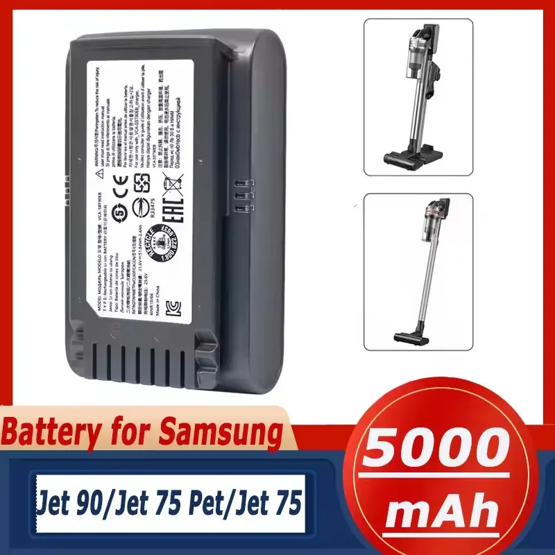 100% Original Sweeper Battery VCA-SBT90 for Samsung Vs9000 Jet90 Jet75 Jet90E VCA-SBT90 Cordless Handheld Vacuum Cleaner Battery
100% Original Sweeper Battery VCA-SBT90 for Samsung Vs9000 Jet90 Jet75 Jet90E VCA-SBT90 Cordless Handheld Vacuum Cleaner Battery