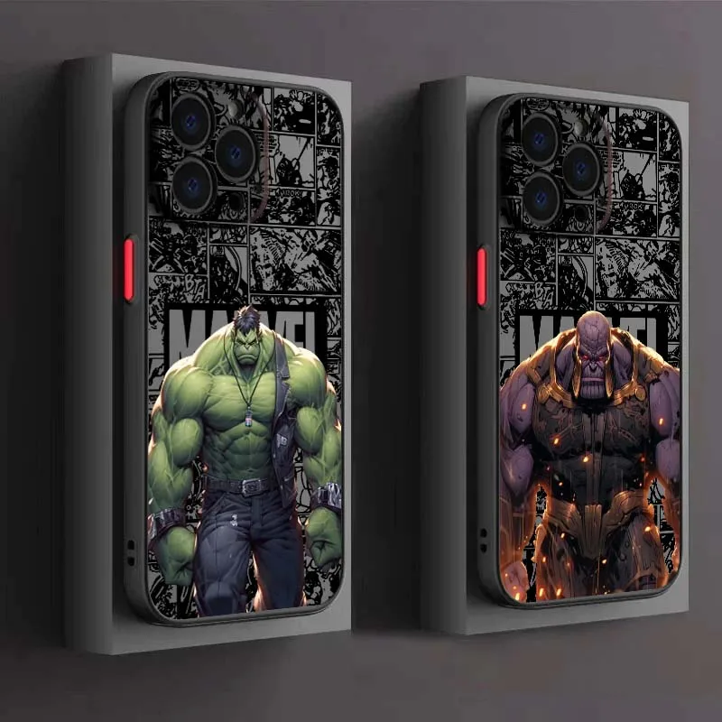 Marvel Groot Thanos Hulk Cool Phone Case For Apple iPhone 16 15 14 13 12 11 XR XS X Pro Max Plus Mini Frosted Translucent 
Marvel Groot Thanos Hulk Cool Phone Case For Apple iPhone 16 15 14 13 12 11 XR XS X Pro Max Plus Mini Frosted Translucent