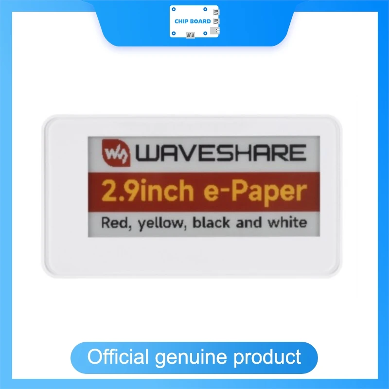 Waveshare 2.9inch NFC-Powered e-Paper Display (G), 4-Color Red Yellow Black White Screen, Battery-Free ABS Enclosure
Waveshare 2.9inch NFC-Powered e-Paper Display (G), 4-Color Red Yellow Black White Screen, Battery-Free ABS Enclosure