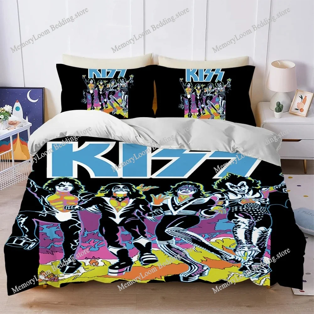 Rock Band K-Kiss Music Duvet Cover Set Home Style Bedding Soft Laundry Cotton Bed Four Seasons Student Dormitory Home Textile
Rock Band K-Kiss Music Duvet Cover Set Home Style Bedding Soft Laundry Cotton Bed Four Seasons Student Dormitory Home Textile