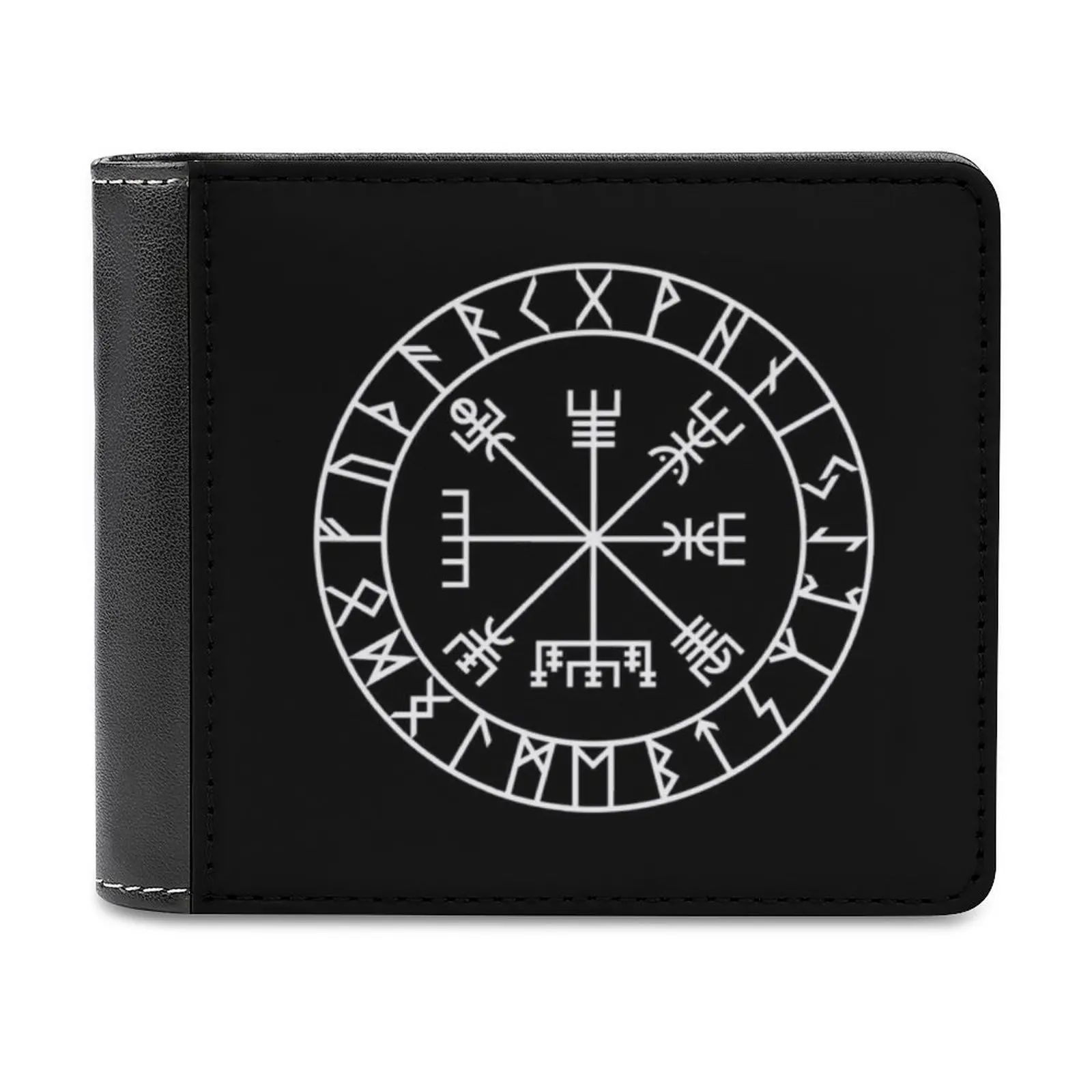 Vegvalair Path Guide And Elder Futhark Runes Кожаный кошелек Мужской классический черный кошелек с держателем кредитной карты Модный мужской кошелек
Vegvalair Path Guide And Elder Futhark Runes Кожаный кошелек Мужской классический черный кошелек с держателем кредитной карты Модный мужской кошелек